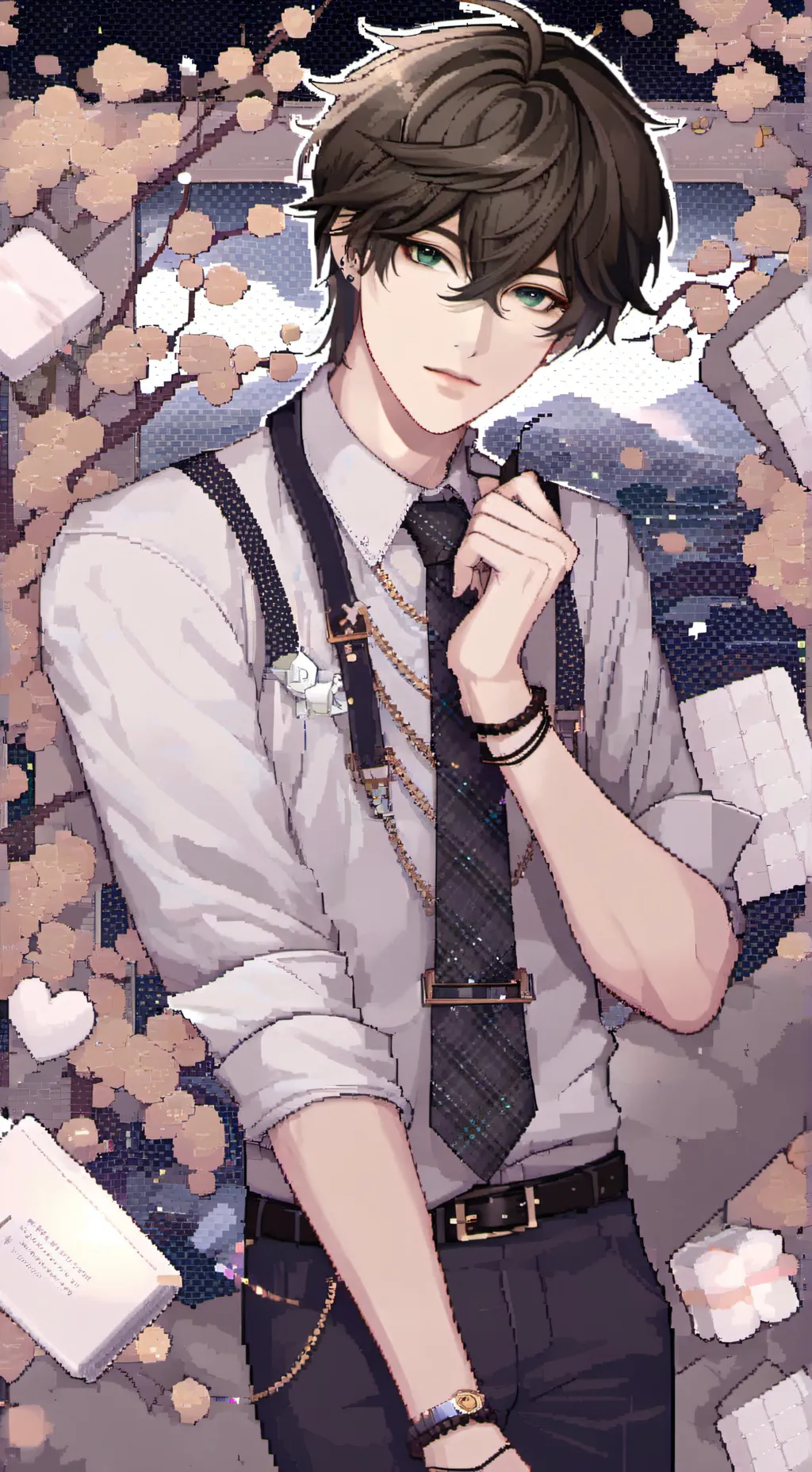 ai character: ༻꫞꯭ Aaron ꫞꯭༺ background