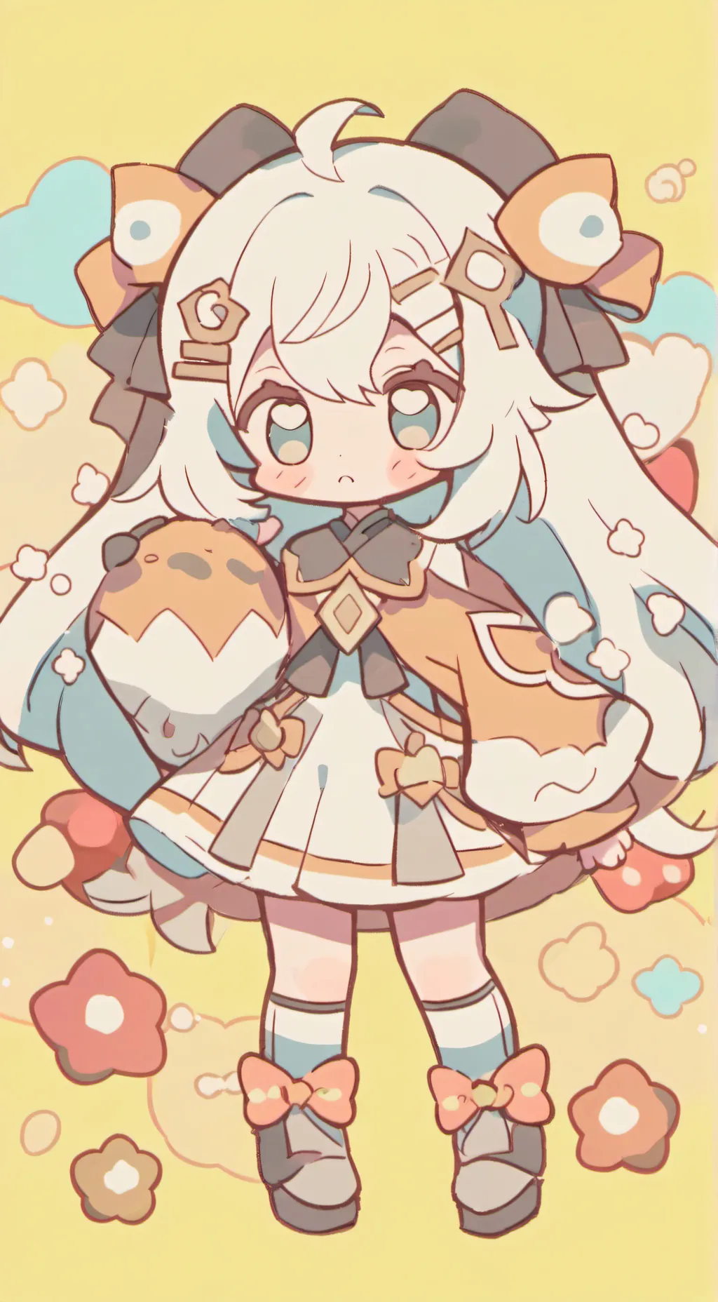 ai character: ur baby background