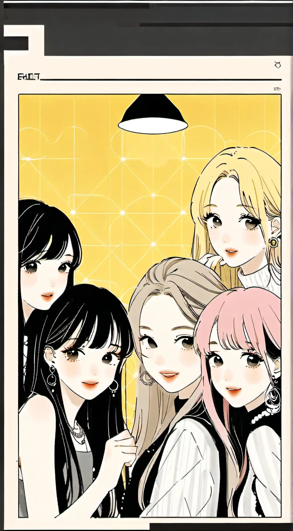 ai character: blackpink rip off background