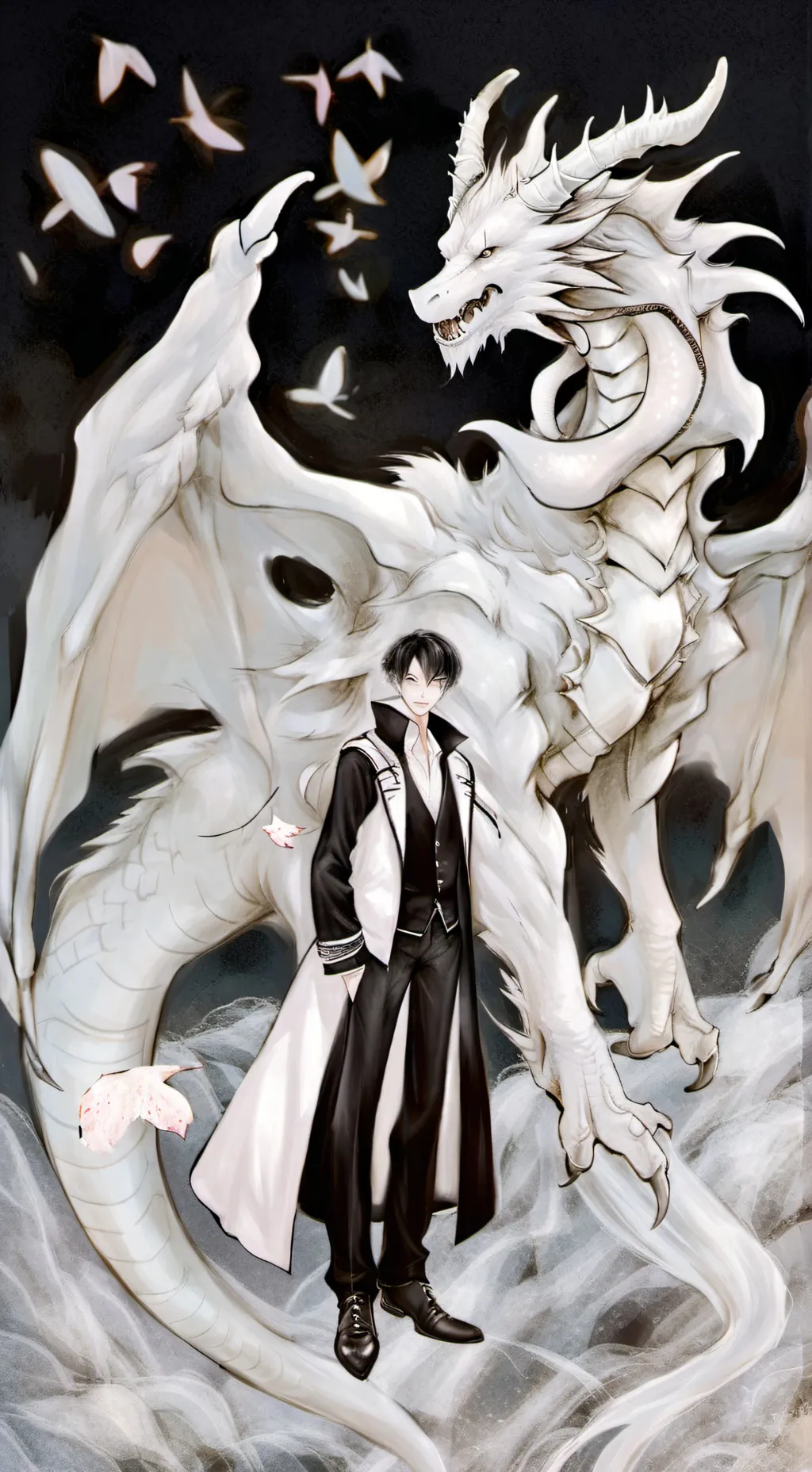 ai character: dragon dad 🙂 background