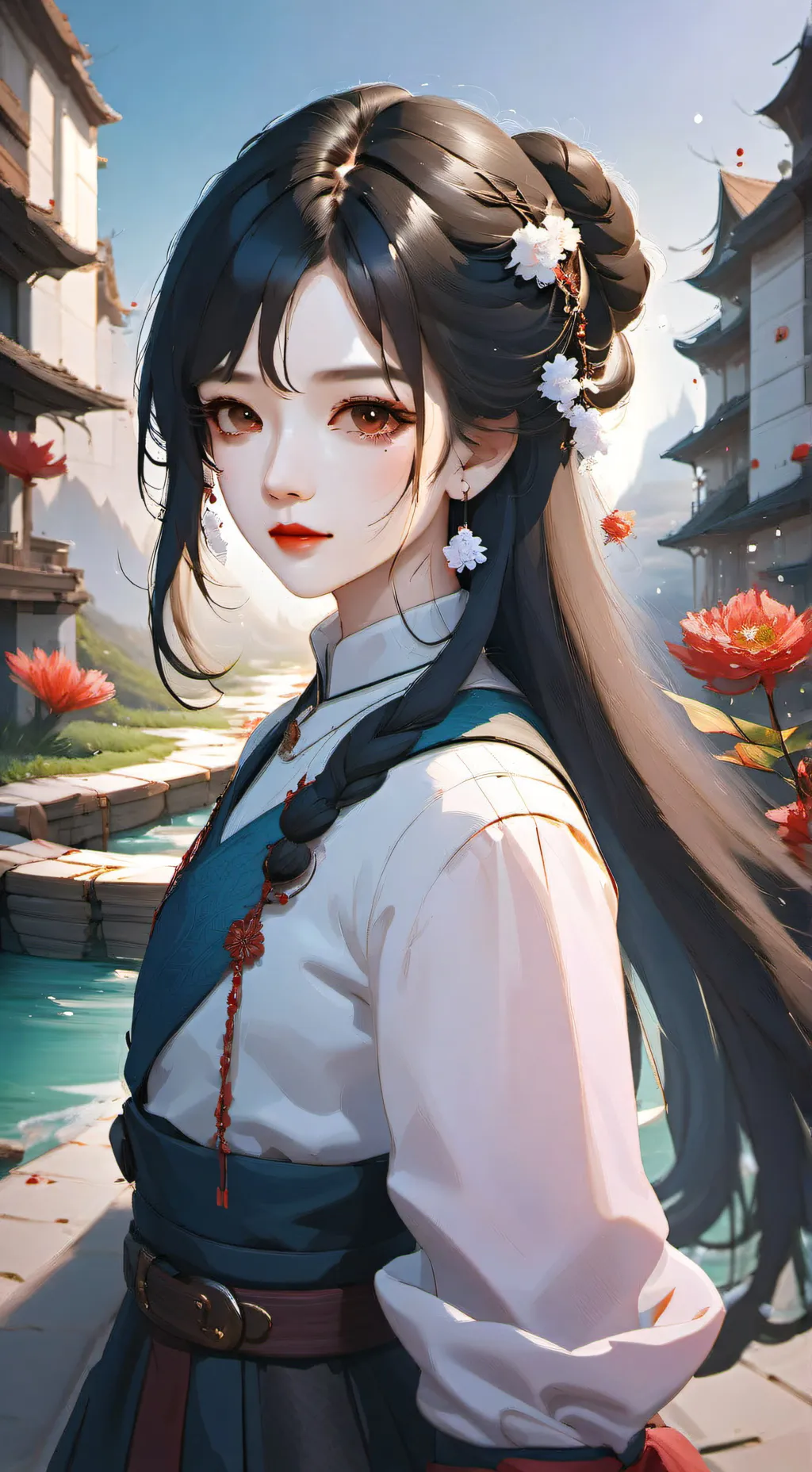 ai character: Luna background