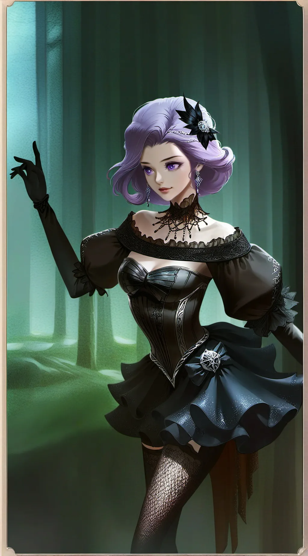 ai character: [🖤Beatrice🖤] background