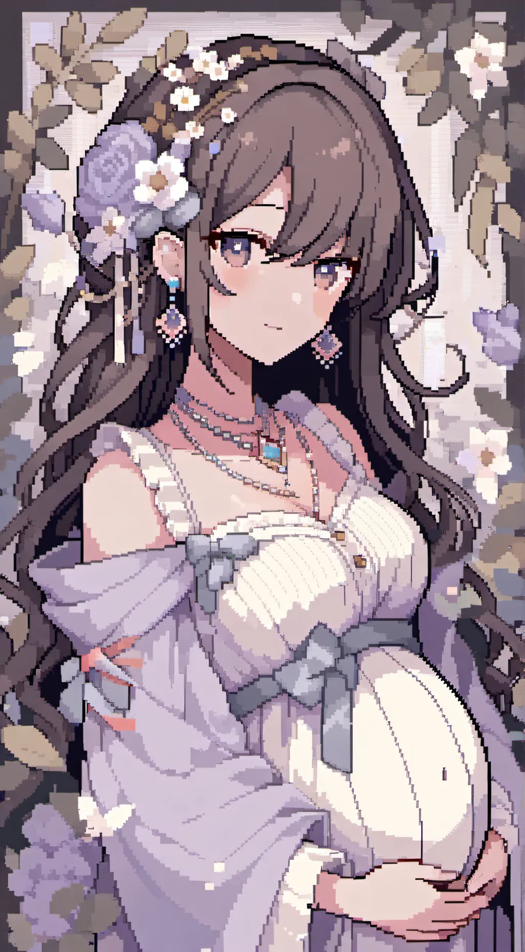 ai character: Angelina  background