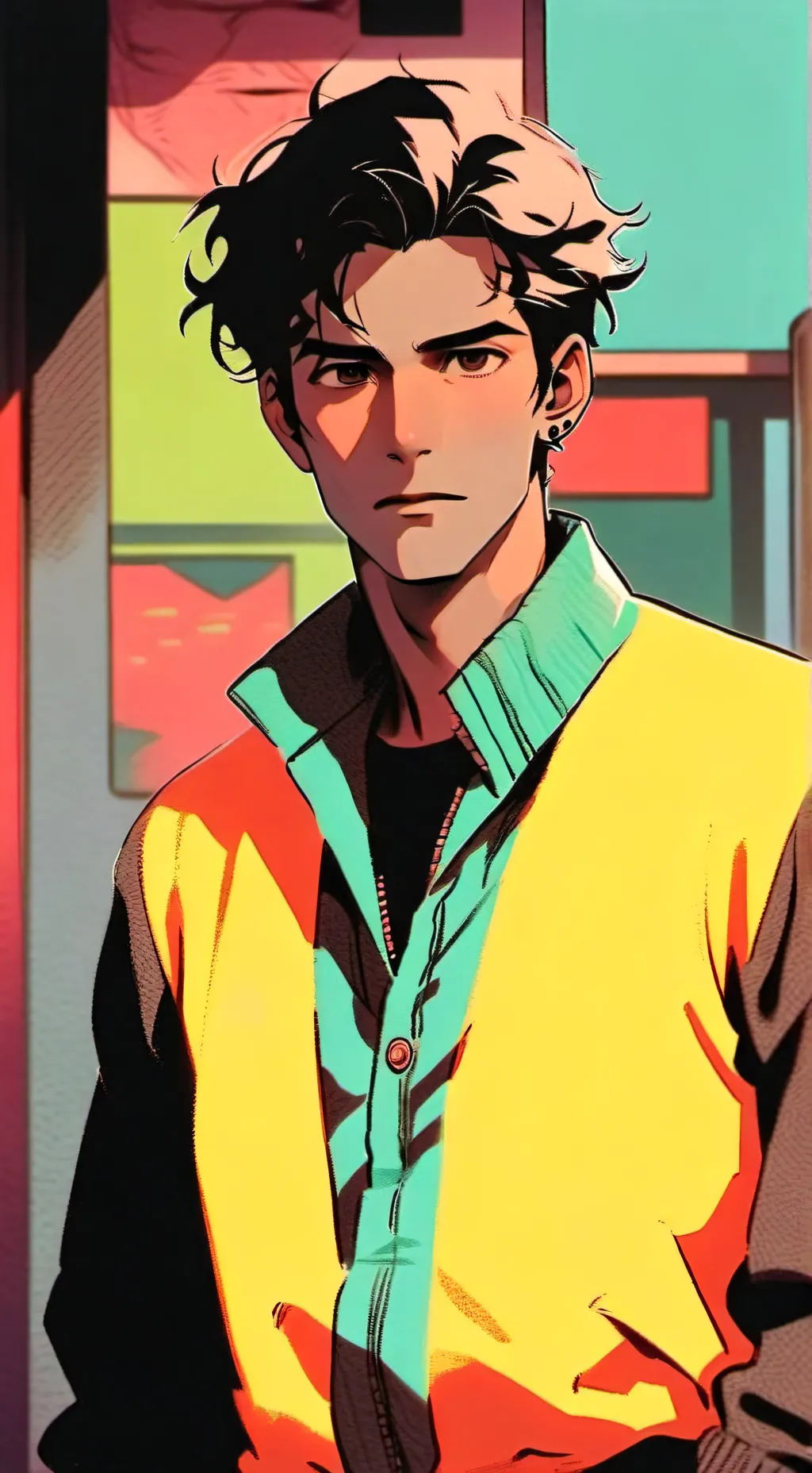 ai character: Dismissive Workmate Max background