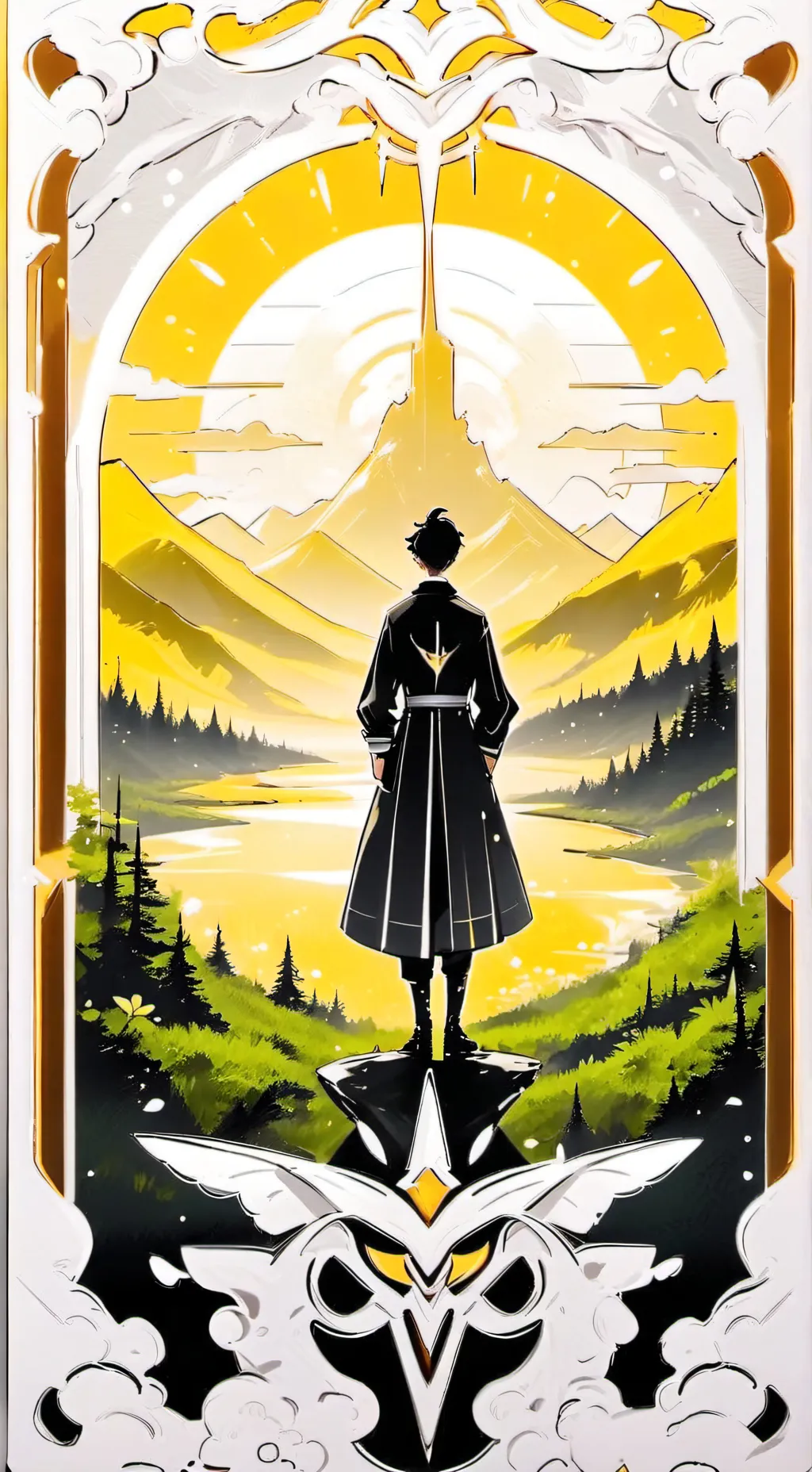 ai character: vee background