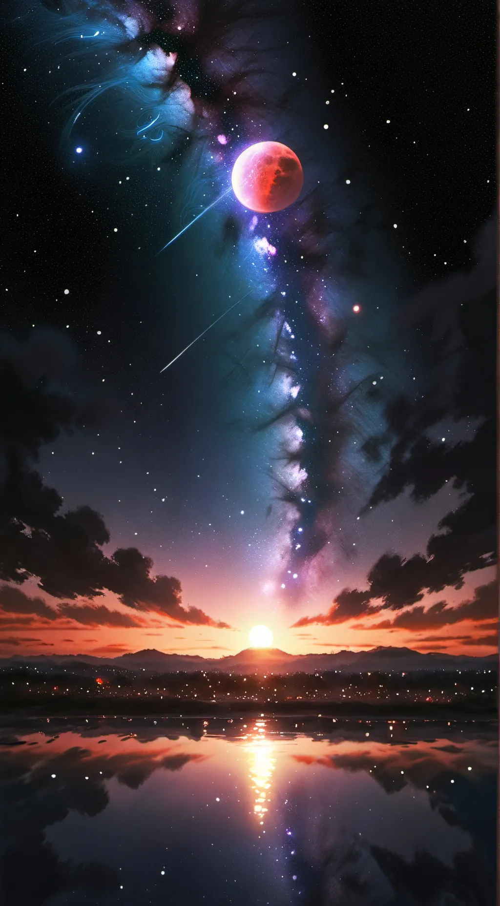 ai character: Astro✨️🌜🌘 background