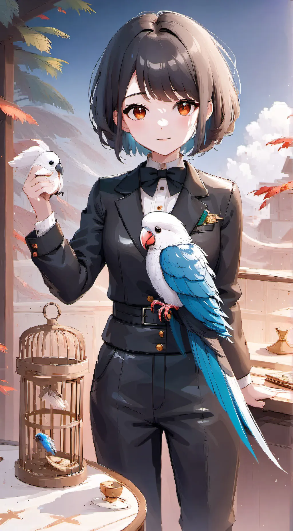 ai character: 🦜Kingdom🐦 background
