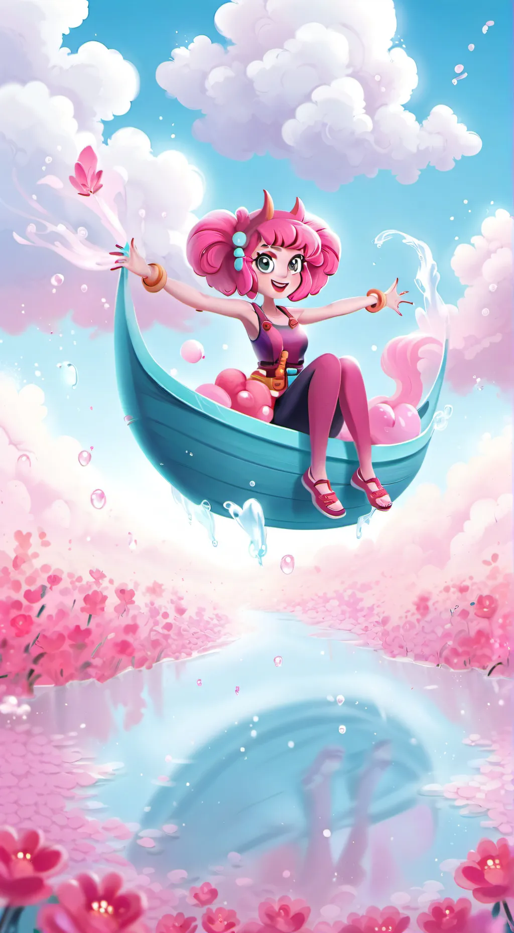 ai character: Pinky pie background