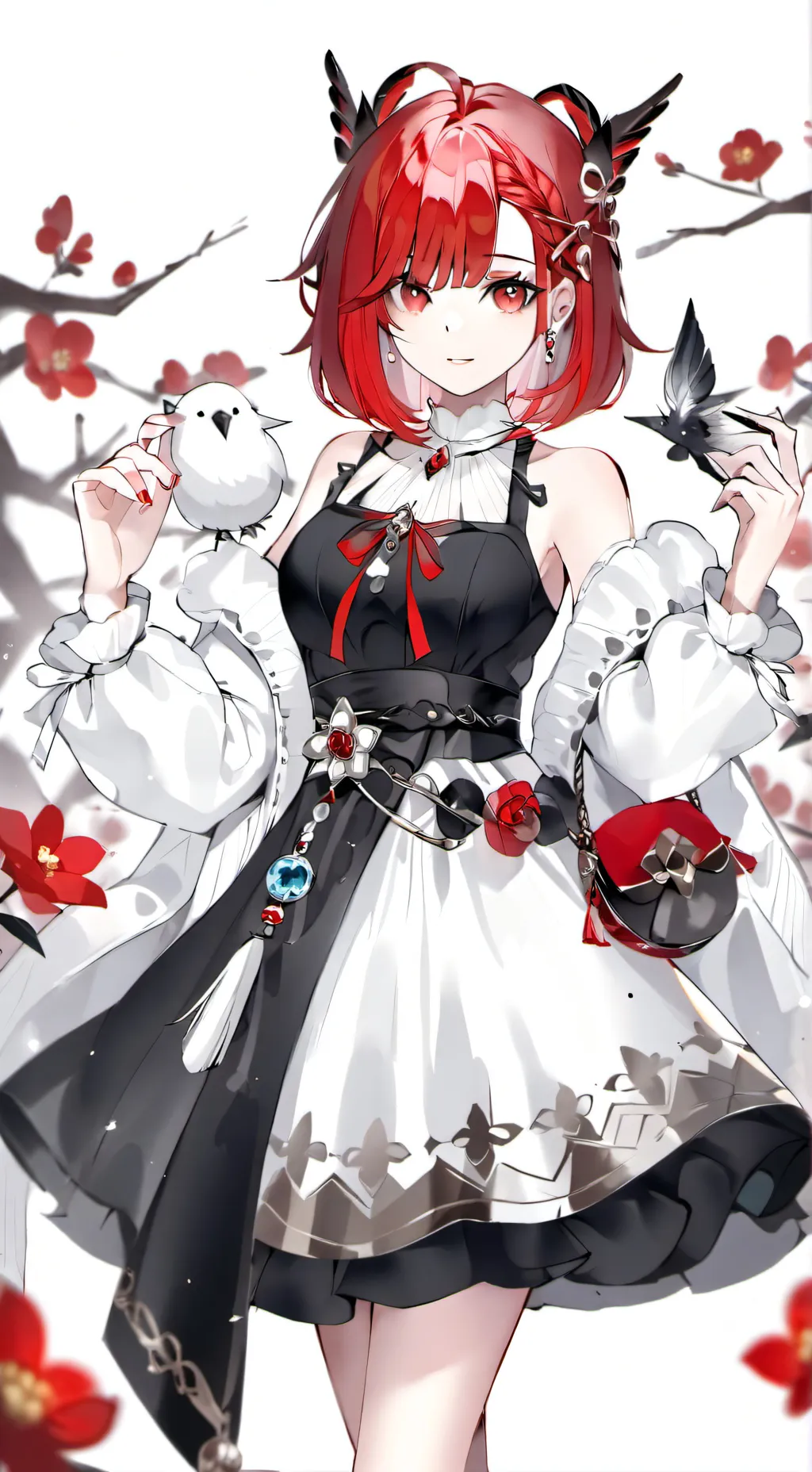 ai character: Rose background