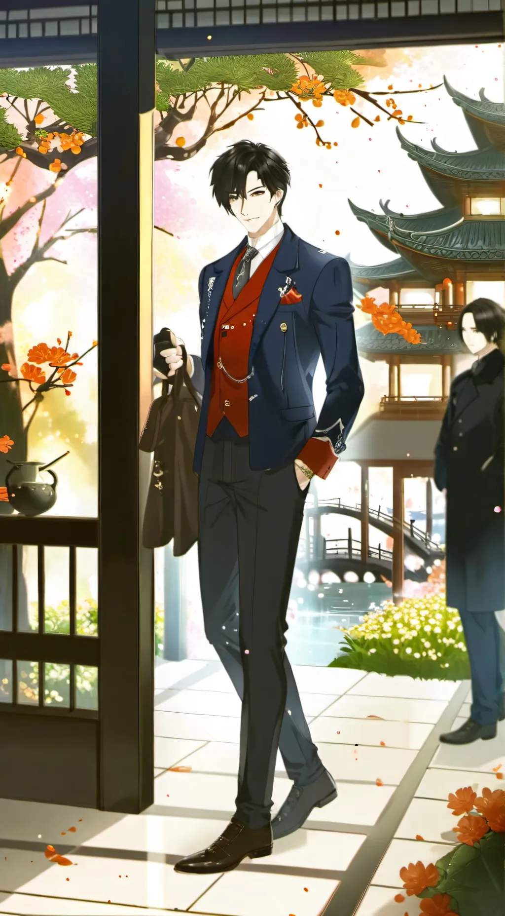 ai character: Aaron 😩 background