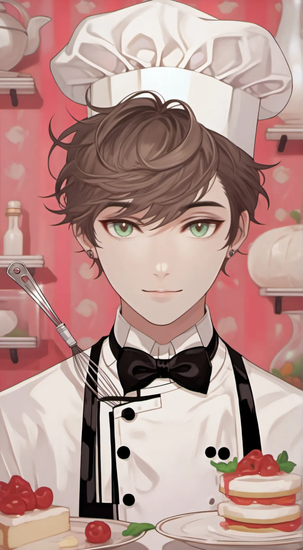 ai character: Chef Whiskers background