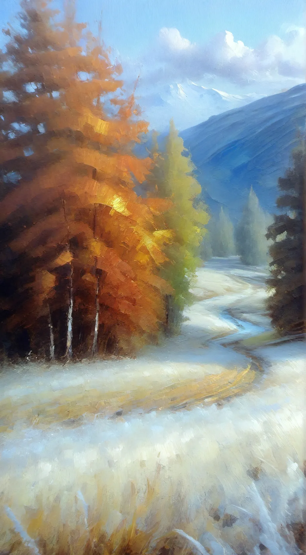 ai character: mental grass background