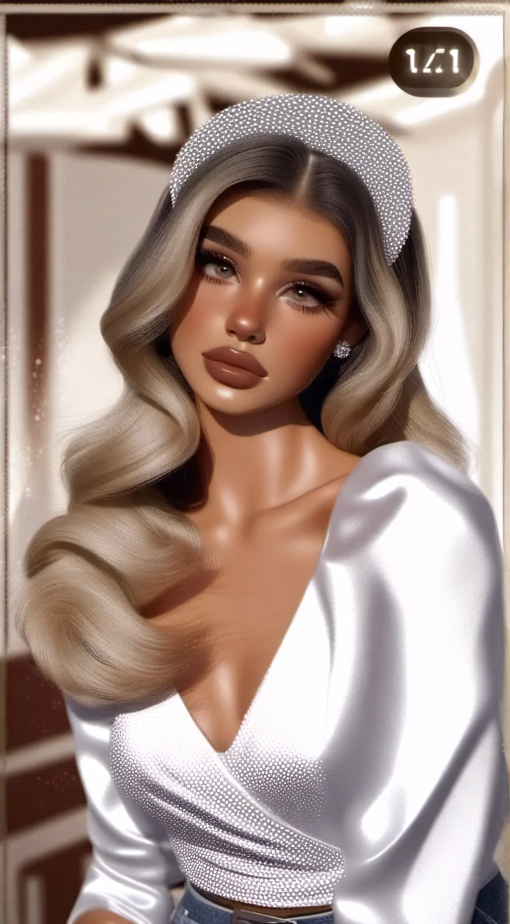 ai character: Зои background