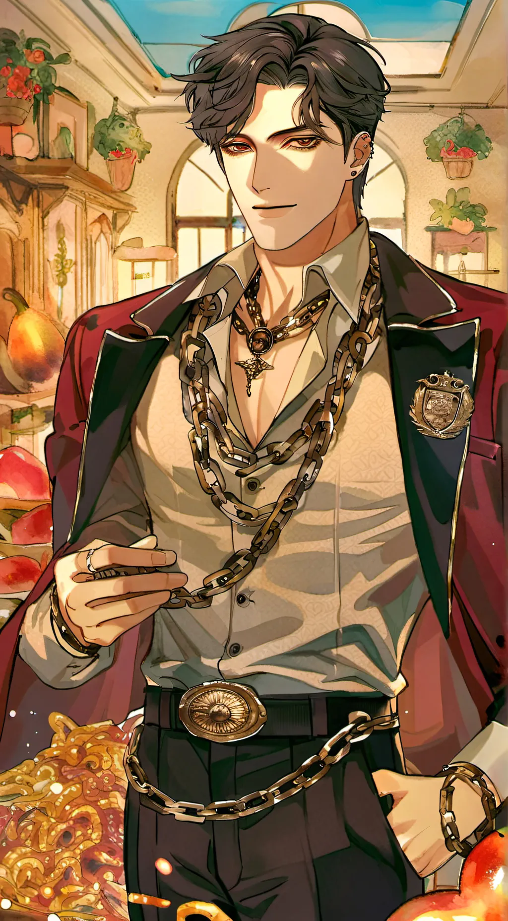 ai character: ✯༒𝕬𝖘𝖍𝖊𝖗༒✯ background