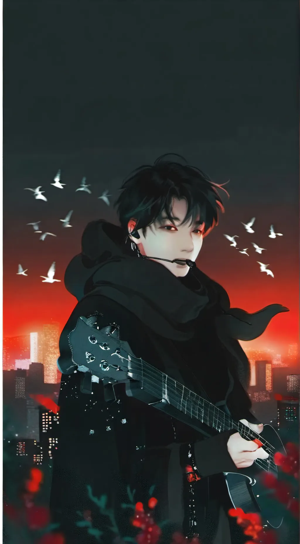 ai character: Bangchan  background