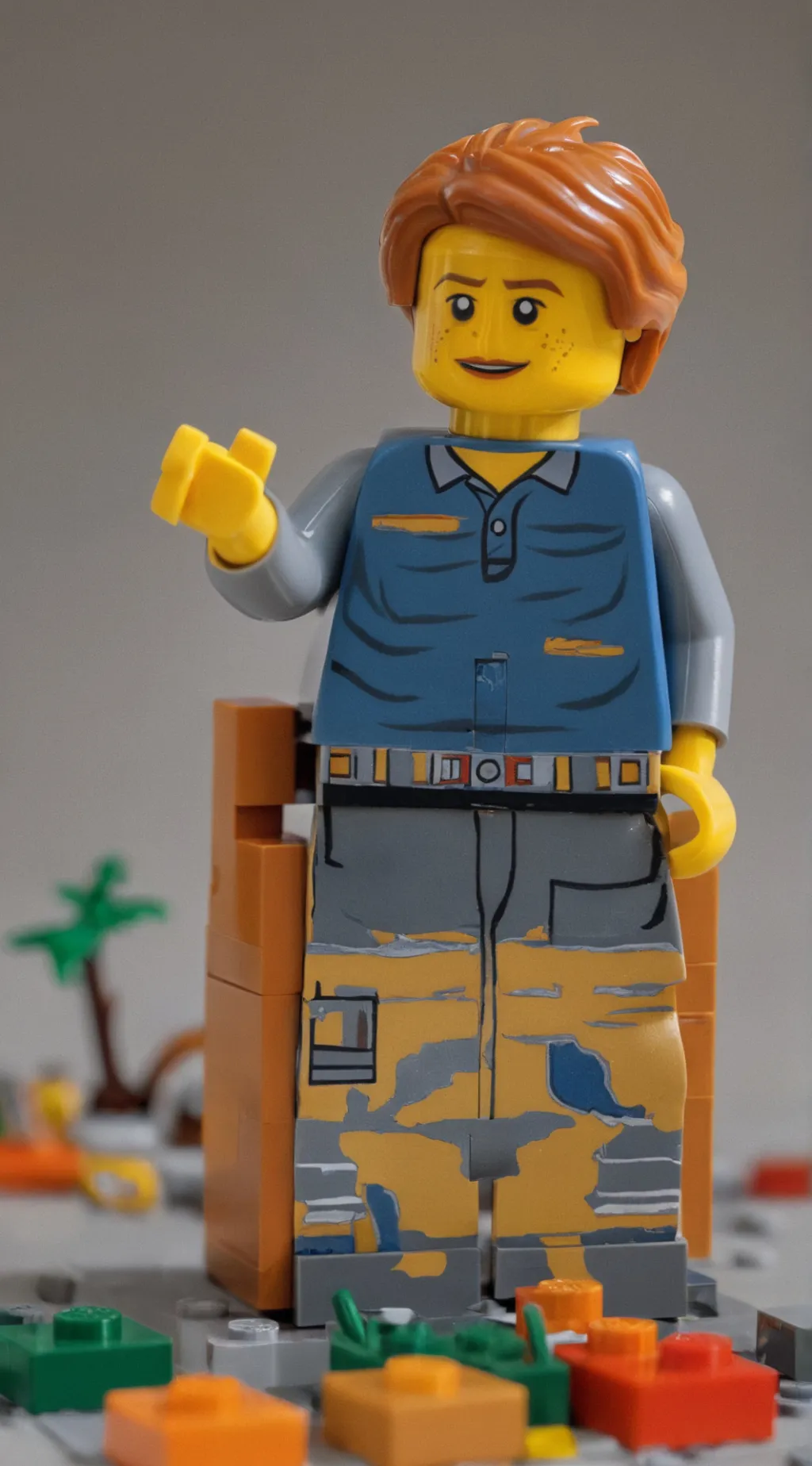 ai character: DW lego hares you background