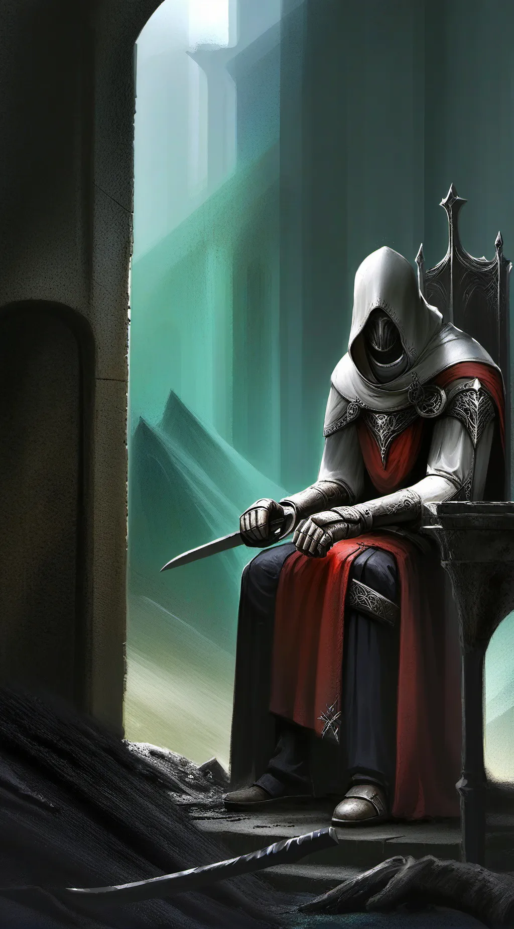 ai character: tueur des ombres  background