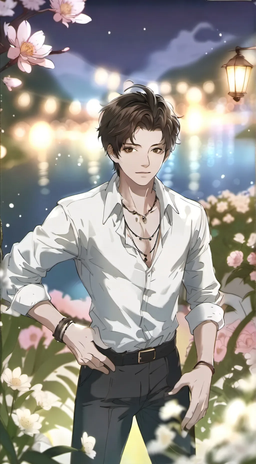 ai character: Gassy background