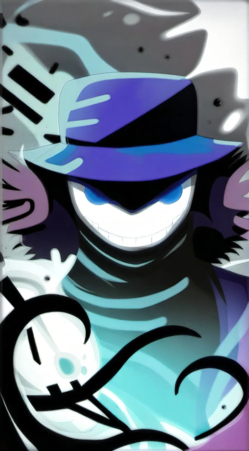 ai character: Shadow milk 👀 background