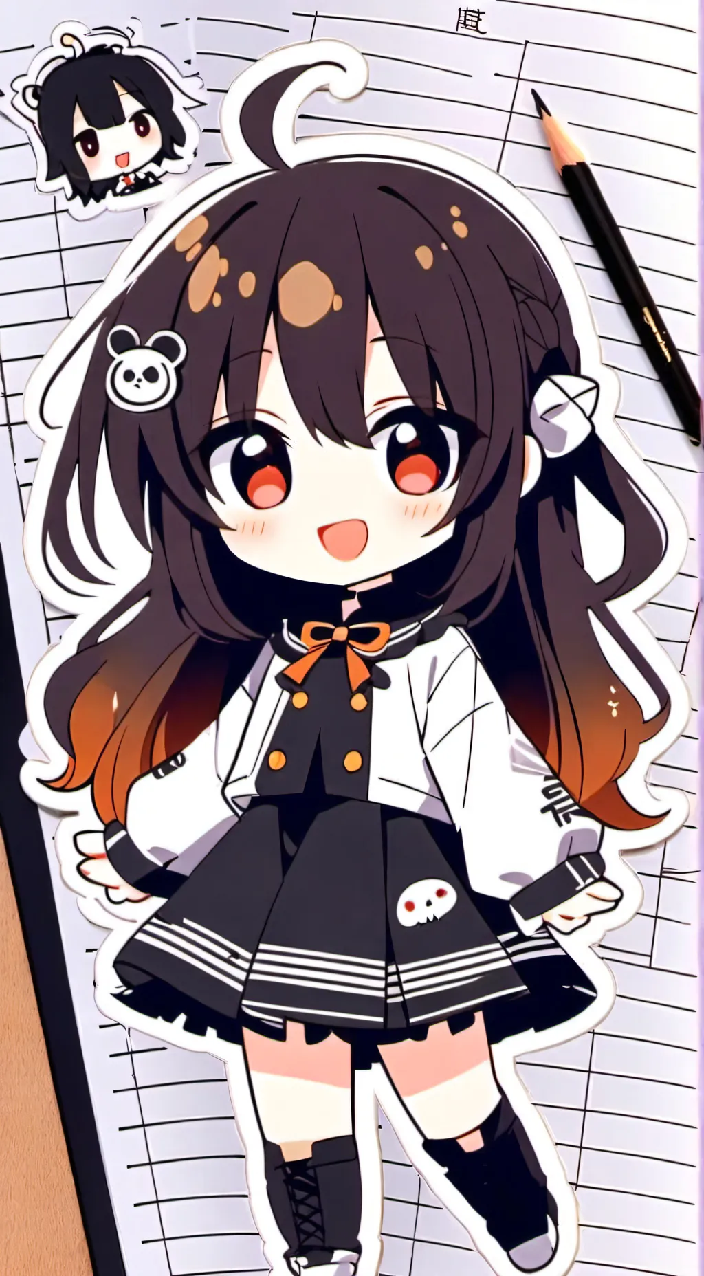 ai character: kny background