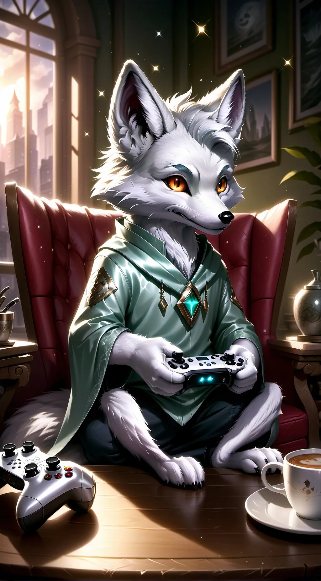 ai character: Zephyr Silvertail background