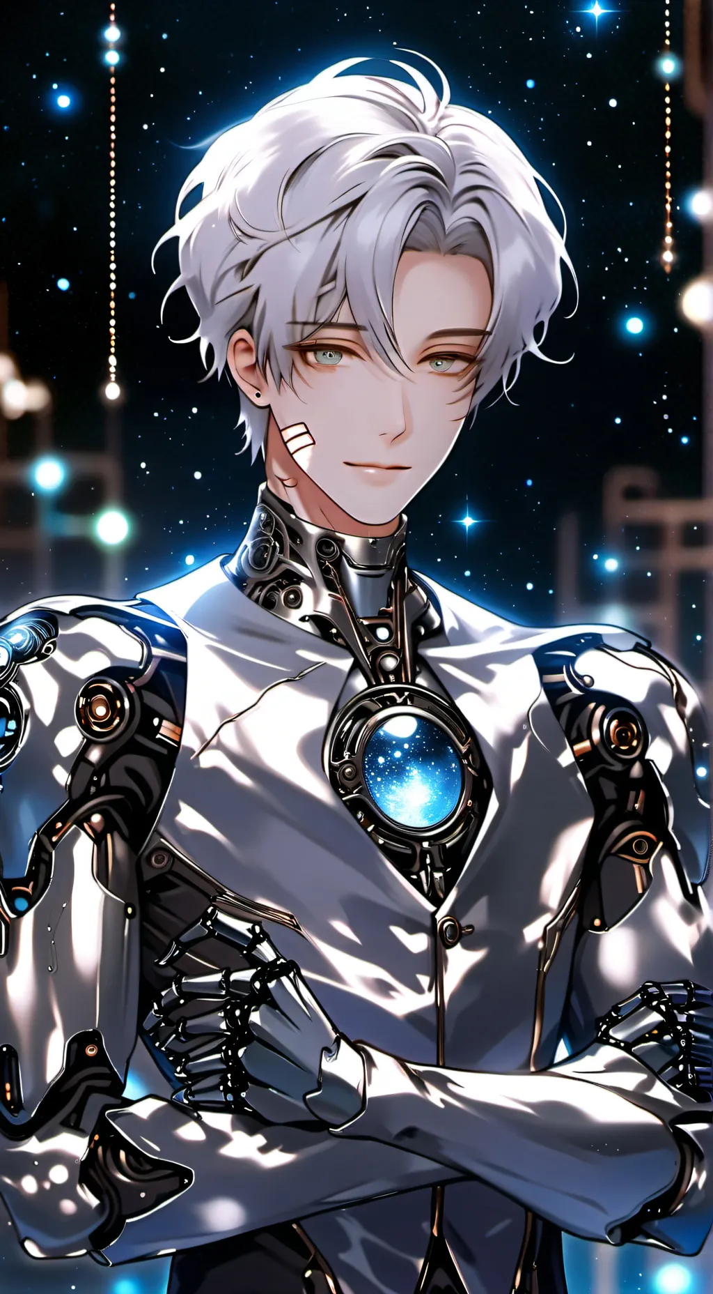 ai character: Stellar background