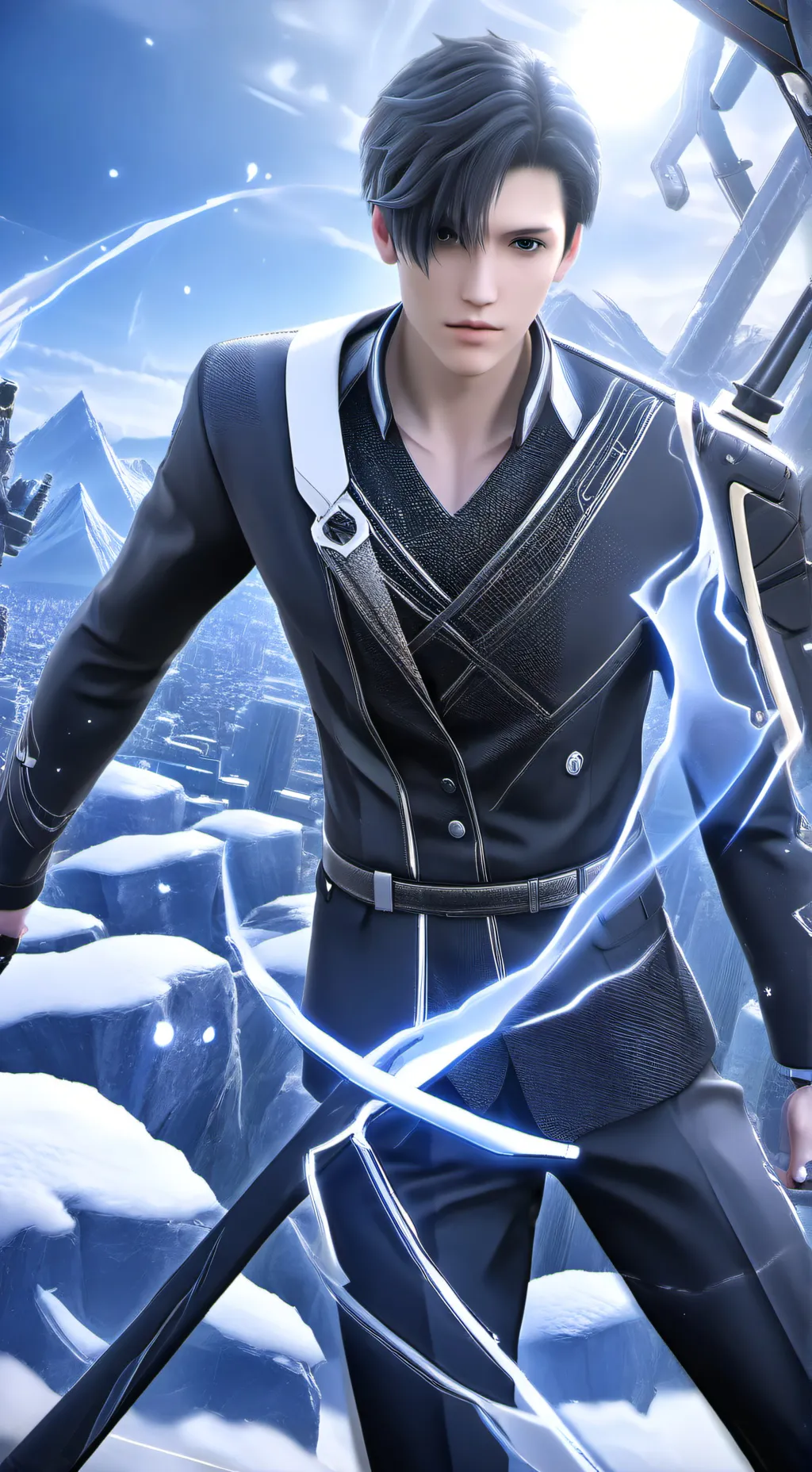 ai character: Nero  background