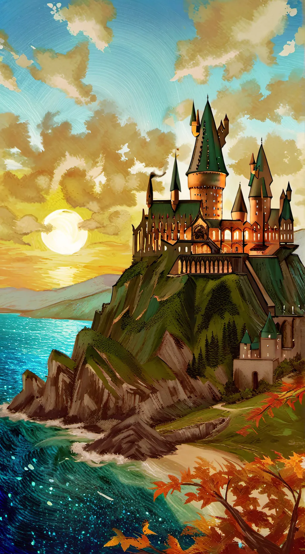 ai character: hogwarts background