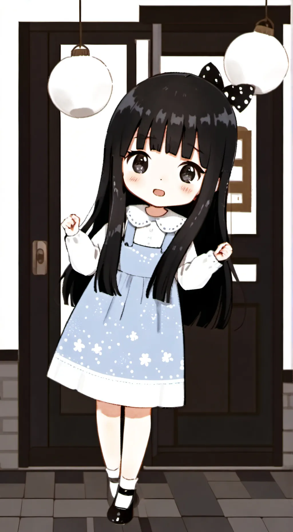 ai character: MHA kid (girl) background