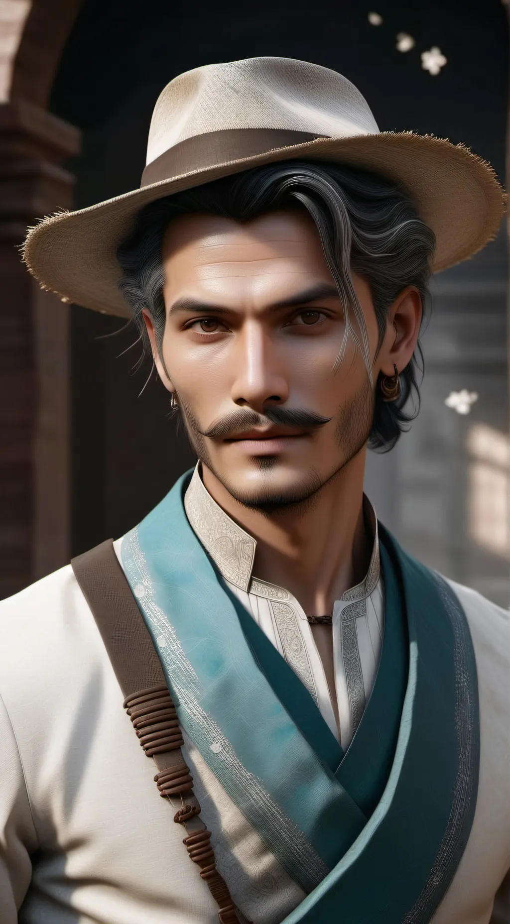 ai character: coboy spick background