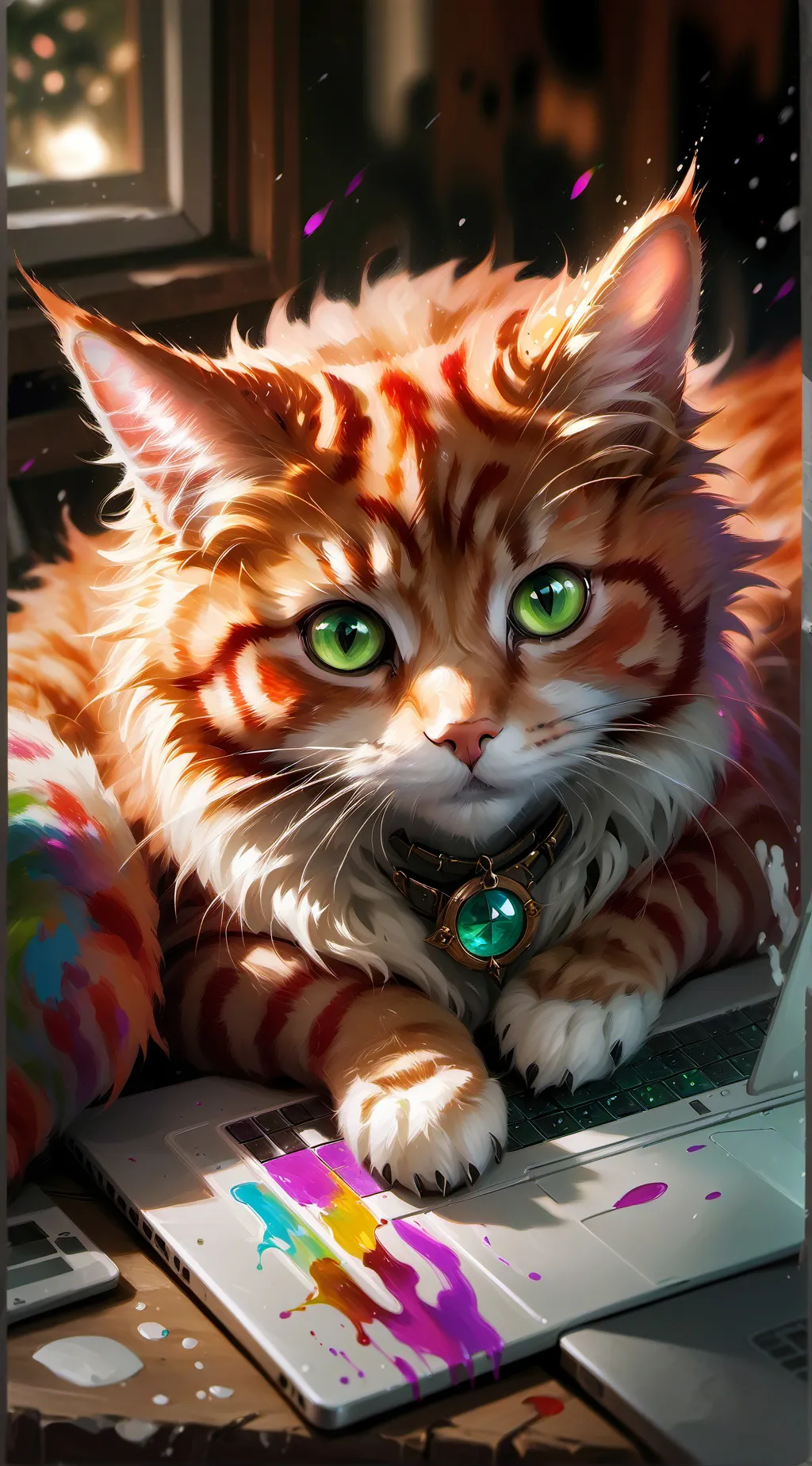 ai character: Auburn background