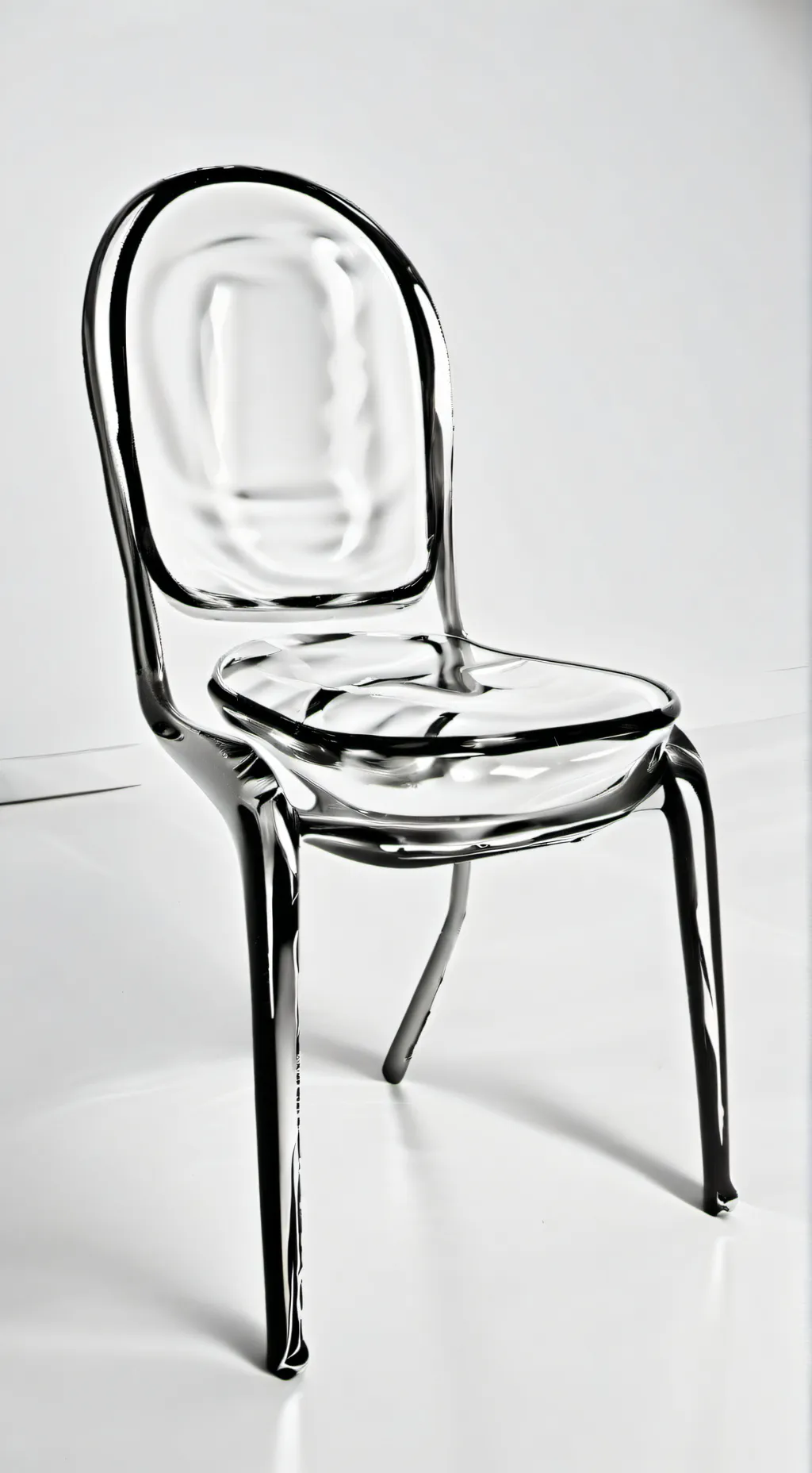 ai character: liquified chair background