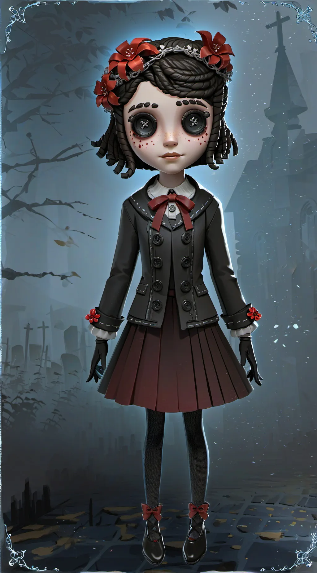 ai character: HB hellhound background