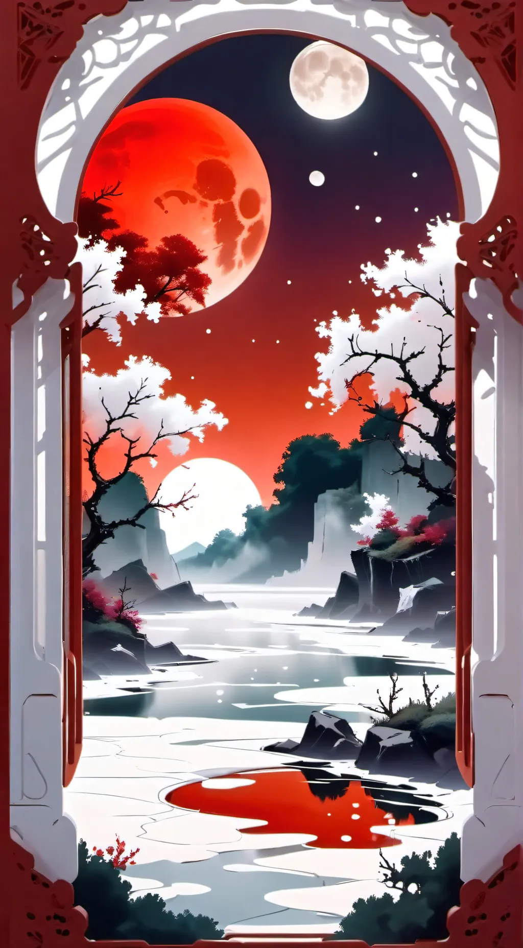 ai character: fortred background