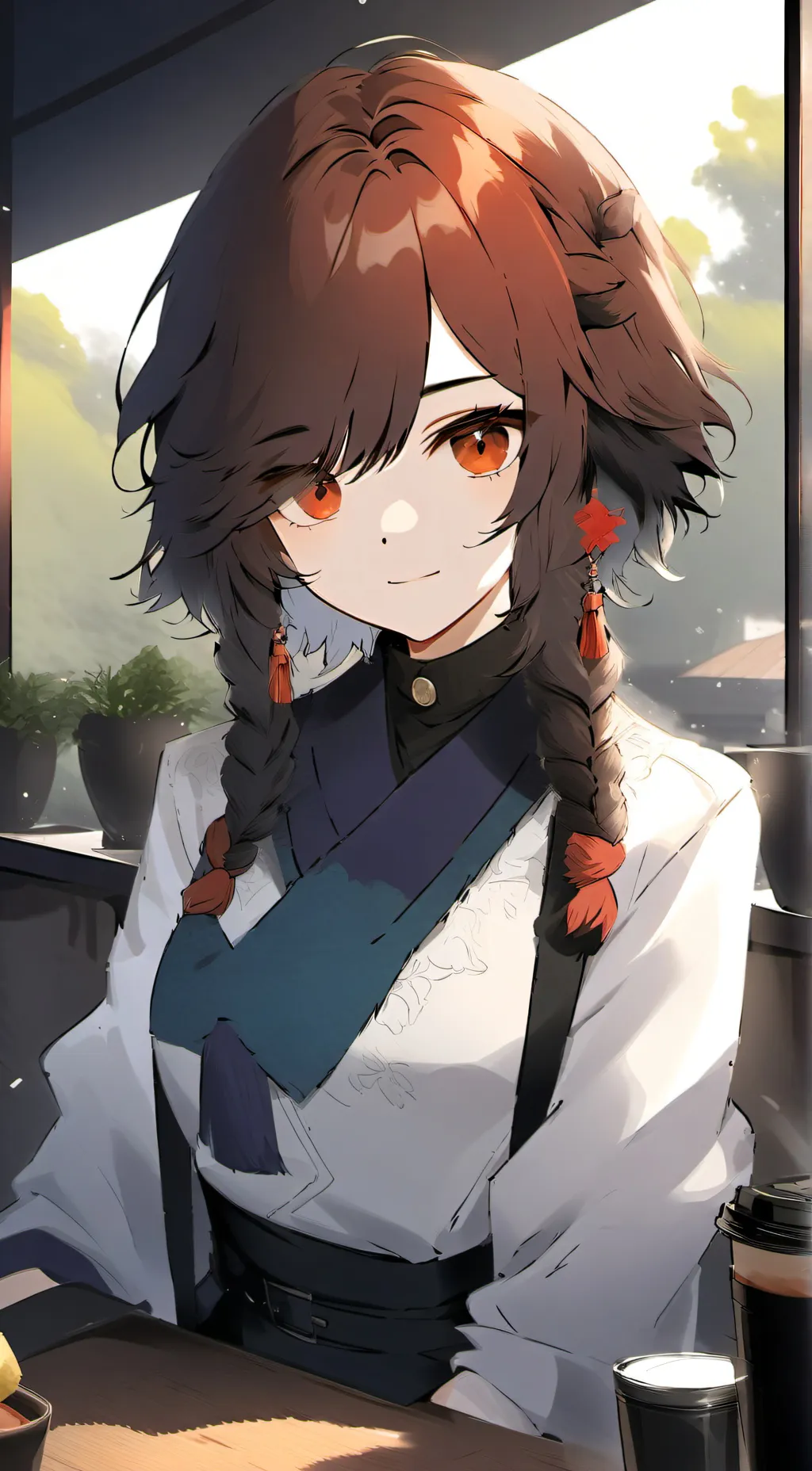 ai character: delara  background