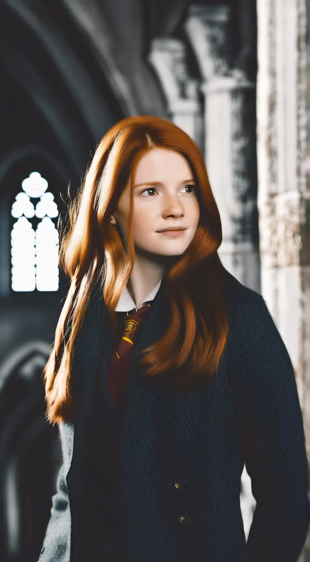 ai character: Ginny Weasley  background