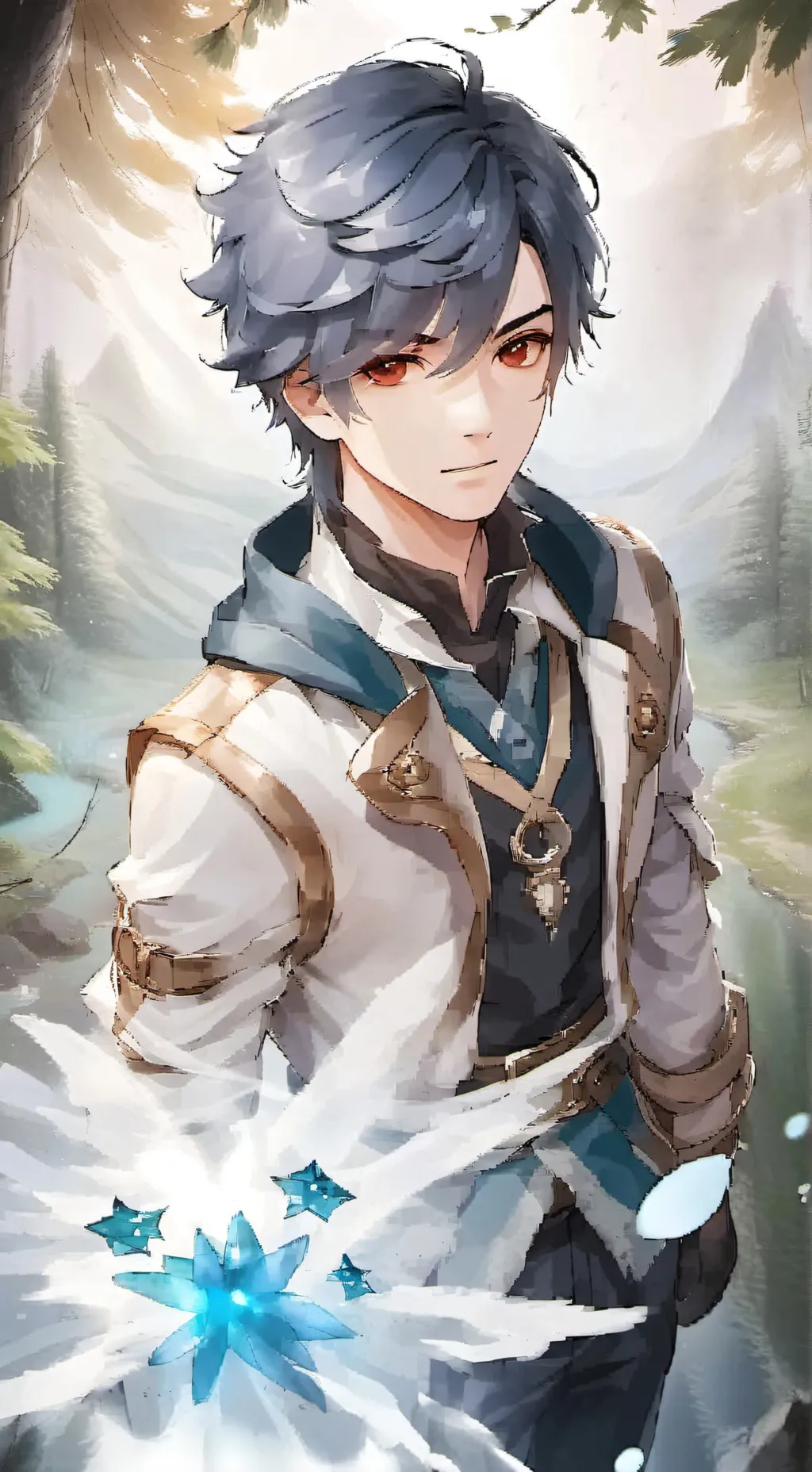 ai character: ★-adriel-★ background