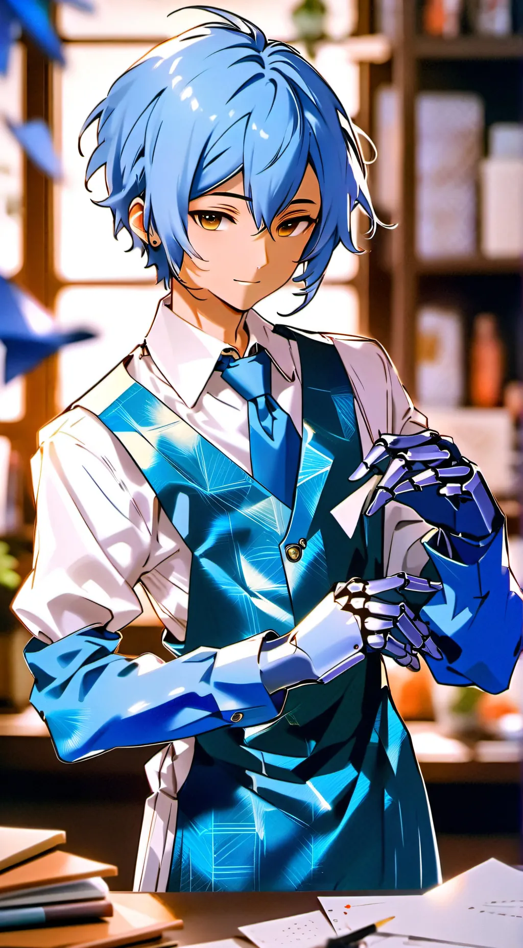 ai character: élodie background