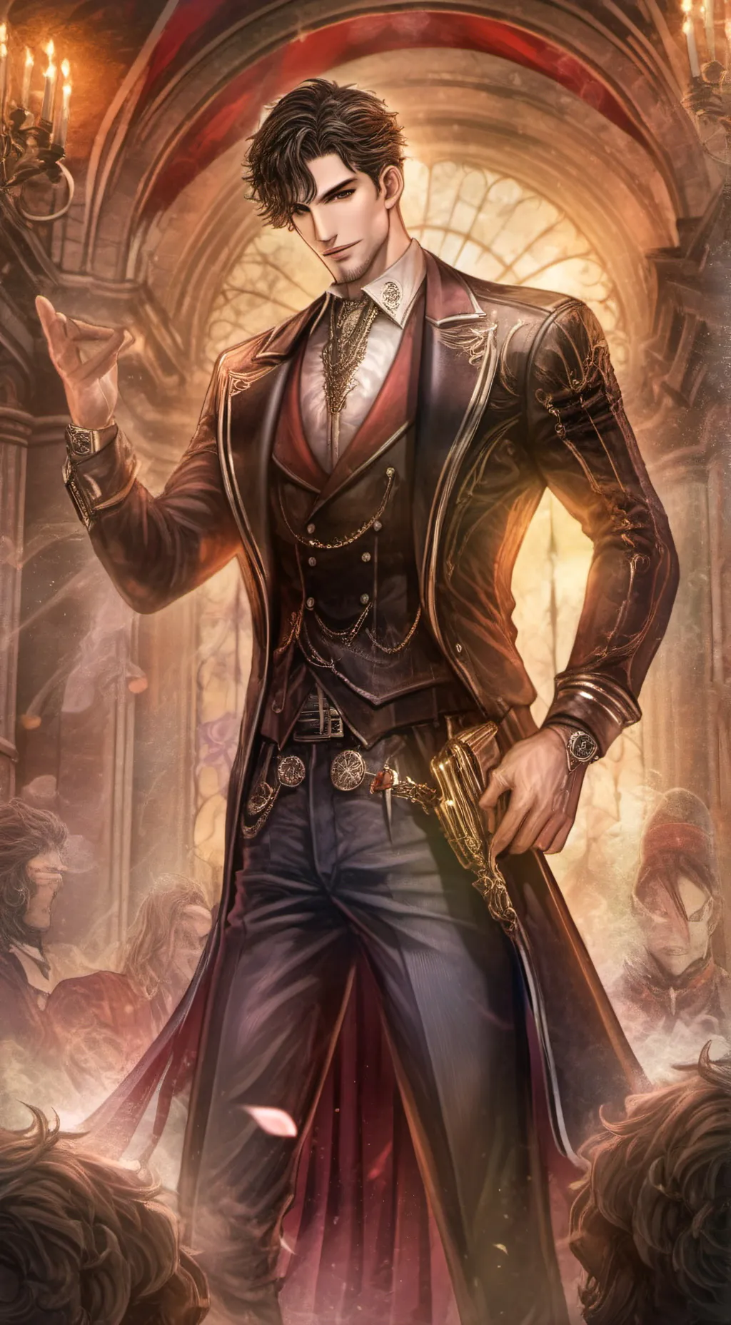 ai character: Leo background