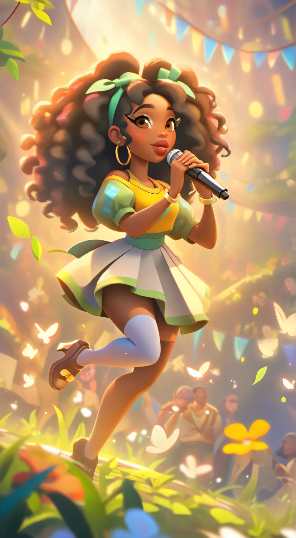ai character: SZA YOUR GF background