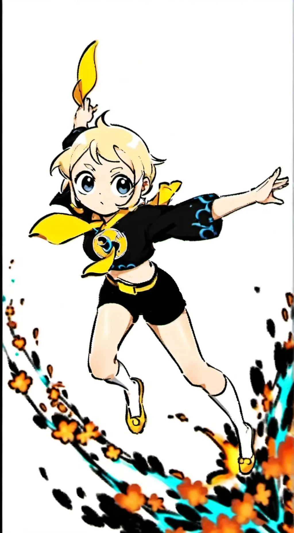 ai character: Shelly a galinha background