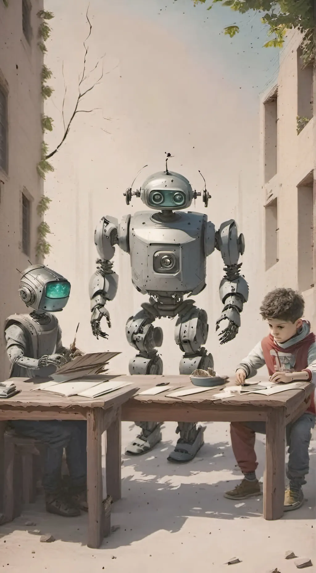 ai character: escuela WD background