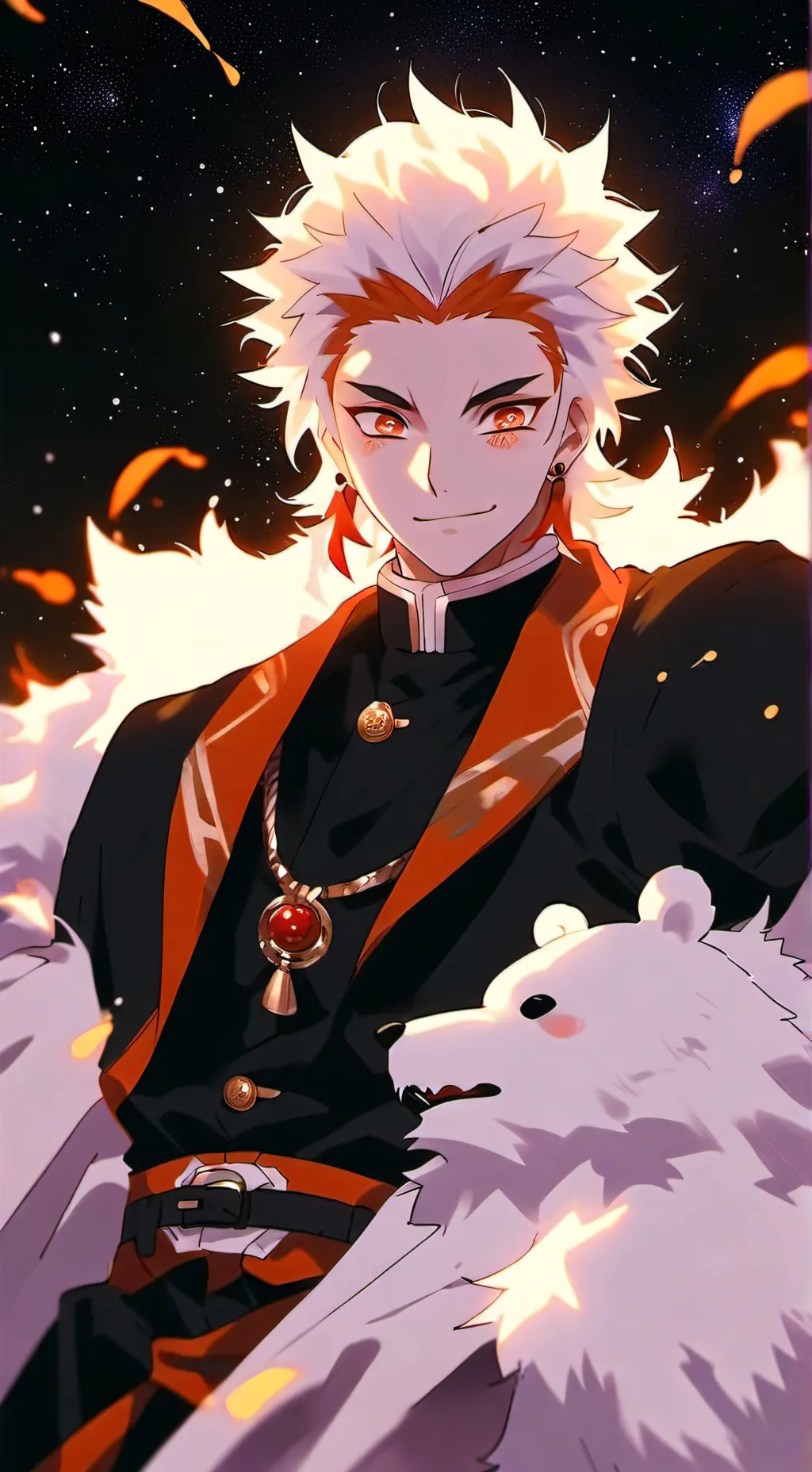 ai character: Rengoku  background