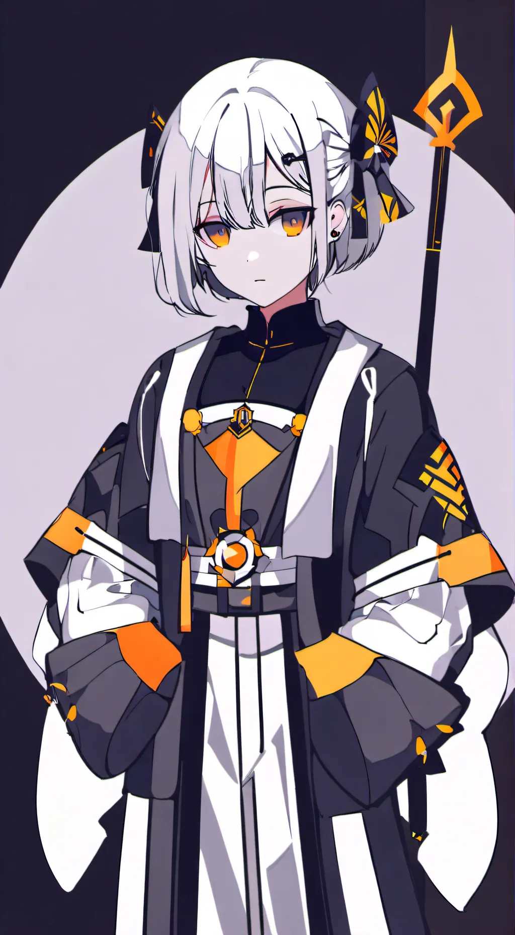 ai character: The baby in yellow background