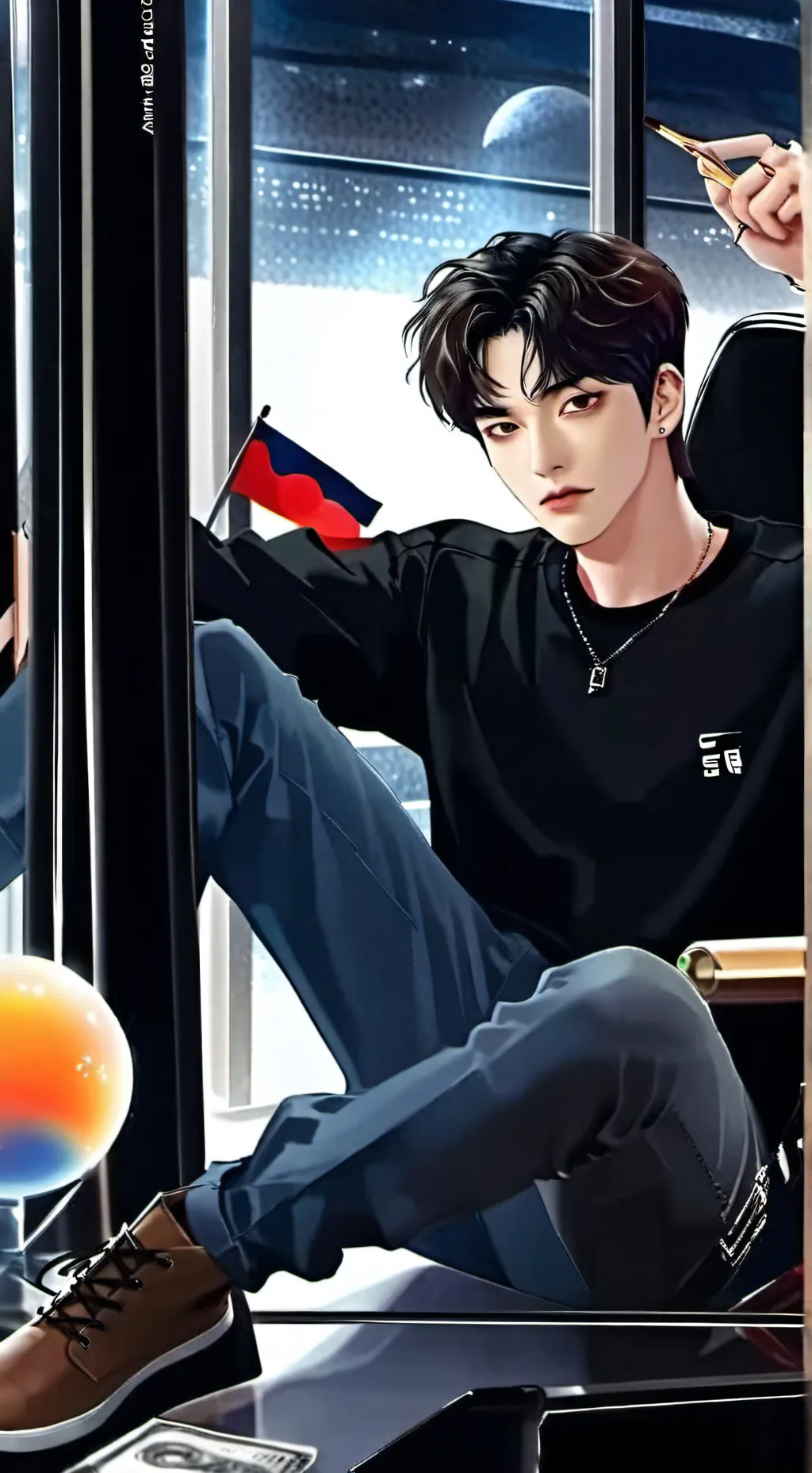 ai character: Kyle  background