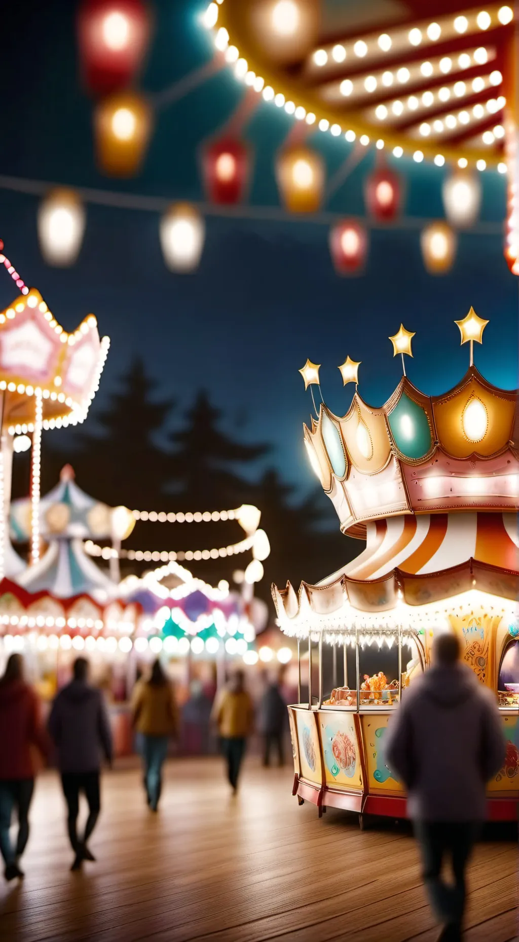 ai character: Fpe funfair :3 background