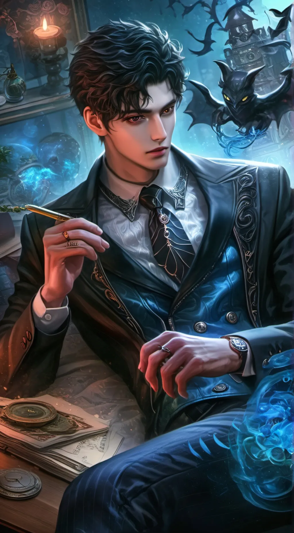 ai character: ~★Noah★~ background