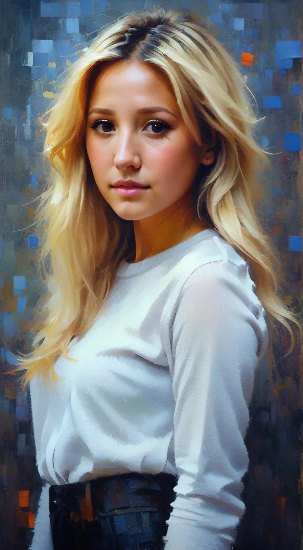 ai character: Ashley background