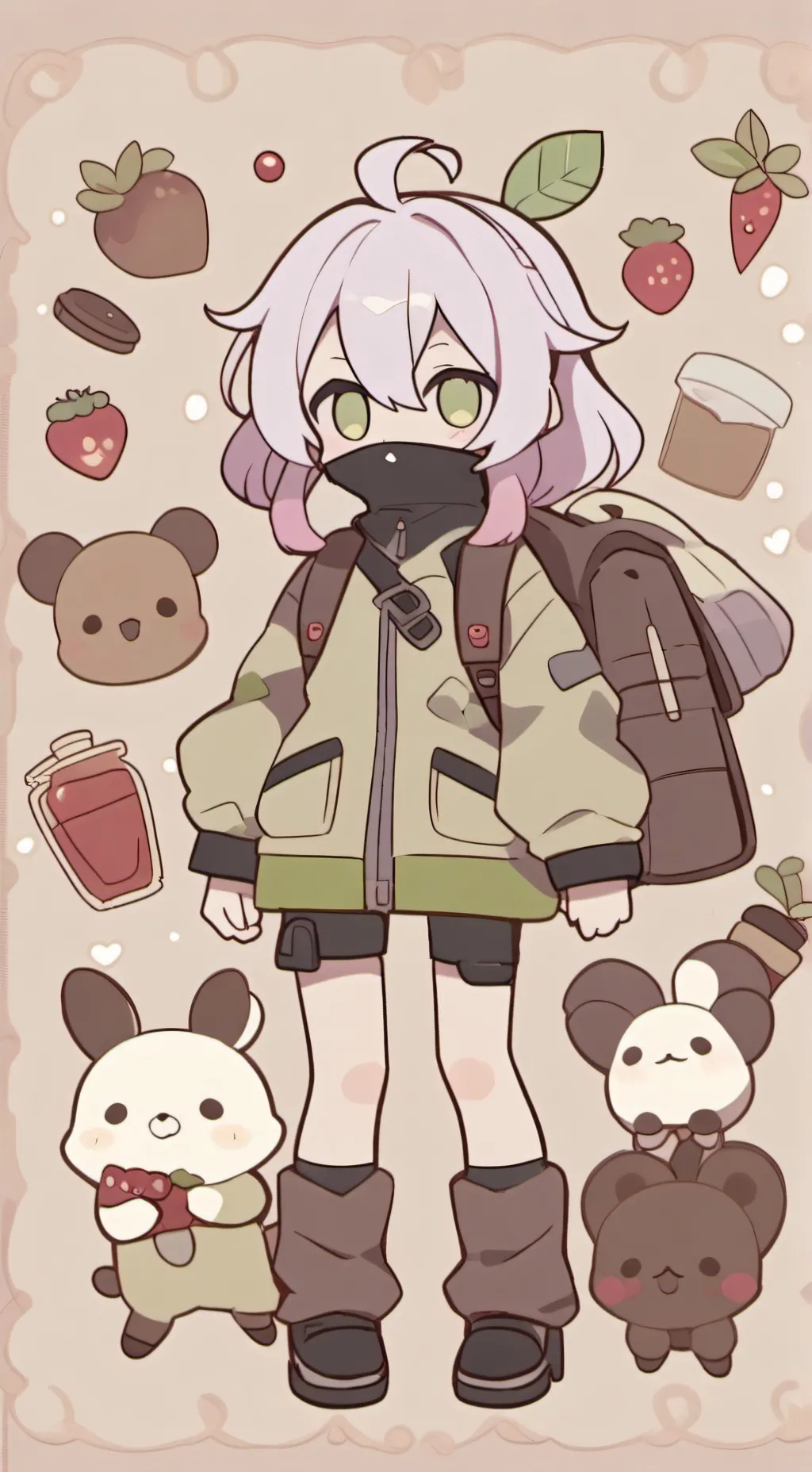 ai character: •~☆{mike}☆~• background