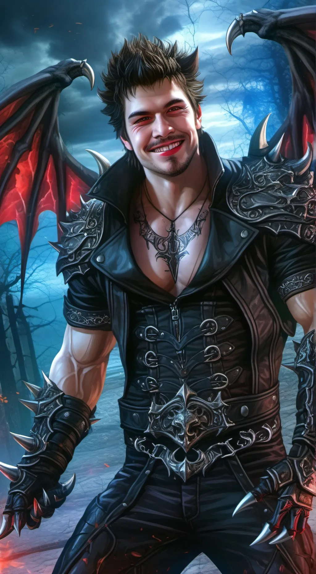 ai character: dark brendan background